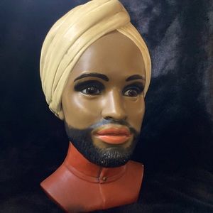 Vintage Marwal Chalk ware Bust